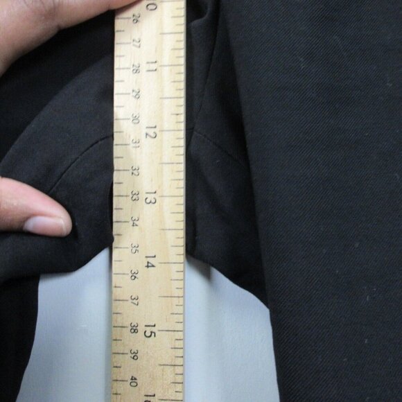 Club Monaco Dress Pants Trousers Women 4 Black Straight Leg High Rise Casual 306 - Picture 8 of 9